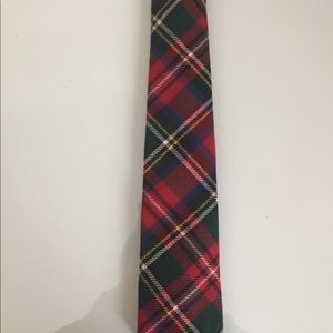 Boys Polo  plaid tie